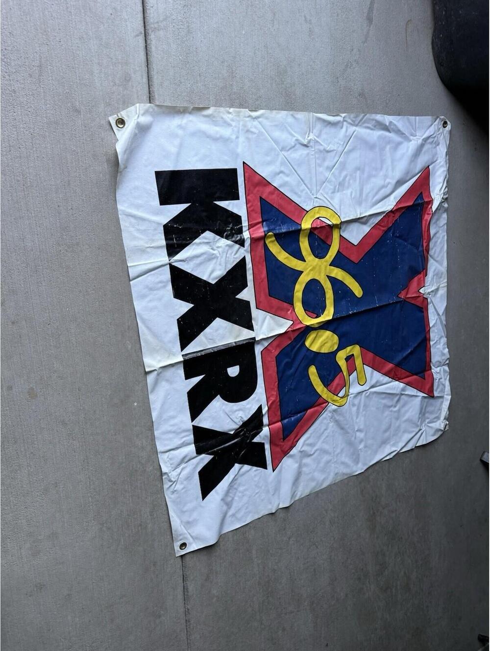 Vintage Radio Station Banner 96.5  KXRX Seattle 47x47 Inches Long